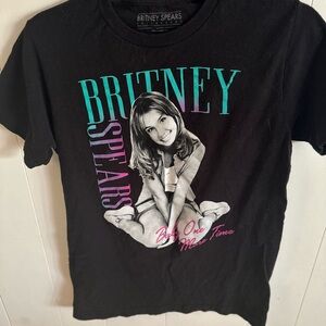 Britney Spears Black Graphic T-Shirt